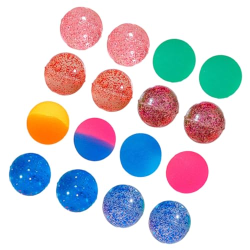 Beaupretty 100 Stück Bunte Elastische Bouncing Balls für Kleine Leichte Gummibälle zum Springen und Dekorative Runde Hüpfbälle für Indoor und Outdoor Spiele von Beaupretty