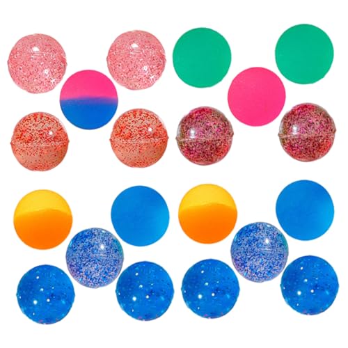 Beaupretty 100 Stück Bunte Elastische Gummibälle Springende Spielbälle für Leichte Dekorative Hüpfbälle als Partygeschenke und Outdoor Sicherer Gummi Einfache Handhabung von Beaupretty
