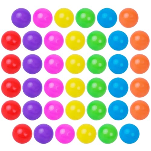 Beaupretty 100 Stück Bunte Kunststoffbälle für Spielbälle für Planschbecken und Partys Sicher und Stoßfest für Hand Augen Koordination und Körperliche Aktivität von Beaupretty