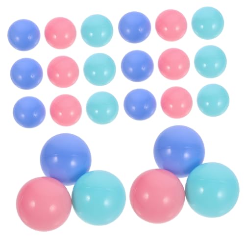 Beaupretty 100 Stück Bunte Packung Ocean Balls für wasserdichte Bruchsichere Spielbälle für Spielzelte Krabbeltunnel Planschbecken und Badewanne Pädagogisches für Kleinkinder von Beaupretty