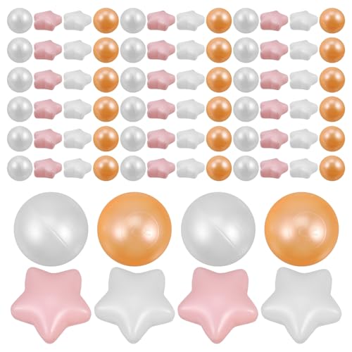 Beaupretty 100 Stück Bunte Pit Bälle für Runde und Sternform Spielbälle für Spielzelte Ballgruben und Sicheres und Langlebiges für Kleinkinder Beaupretty 100 Stück Bunte Pit Bälle für Runde und Sternform Spielbälle für Spielzelte Ballgruben und Sicheres und Langlebiges für Kleinkinder von Beaupretty