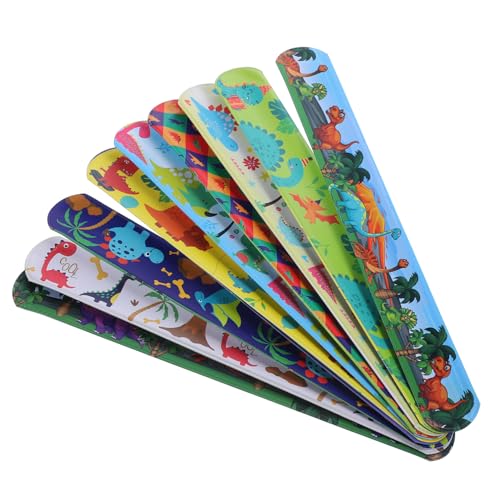 Beaupretty 100 Stück Dinosaurier Slap Armbänder mit Buntem Dinosaurier Muster Leichte und Bequeme Schulgeschenke Zufällige Designs Vielseitig Einsetzbar Beaupretty 100 Stück Dinosaurier Slap Armbänder mit Buntem Dinosaurier Muster Leichte und Bequeme Schulgeschenke Zufällige Designs Vielseitig Einsetzbar von Beaupretty