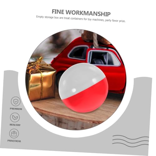 Beaupretty 100 Stück Durchsichtige Kunststoffkapseln für Automaten Befüllbare Runde Kapseln Stabile Party geschenkbehälter Leicht und Bruchsicher für Süßigkeiten Mini geschenke Vielseitige von Beaupretty