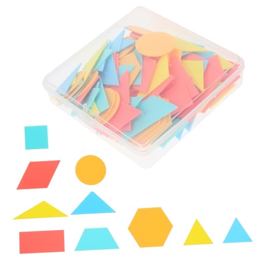 Beaupretty 100 Stücke Geometrische Formen für Kinder Lernspielzeug aus Kunststoff Interaktives Mathe Spielzeug Kreativitätsfördernd für Kindergarten und Schule Beaupretty 100 Stücke Geometrische Formen für Kinder Lernspielzeug aus Kunststoff Interaktives Mathe Spielzeug Kreativitätsfördernd für Kindergarten und Schule von Beaupretty