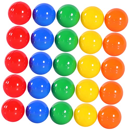 Beaupretty 100 Stück Glücksball Bunte Raffle Drawing Balls aus Plastik für Tombola Partyaktivitäten und Festivals Leicht Wiederverwendbar und Tragbar von Beaupretty
