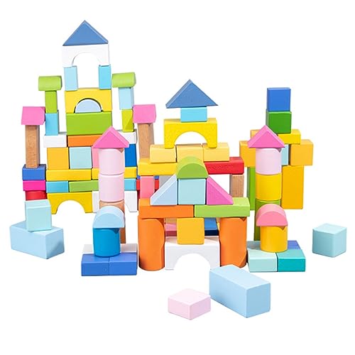 Beaupretty 100 Stück Holzbauklötze Set für Pädagogisches Geometrisches Kreativität und Hand Augen Koordination für Gemeinsames mit Freunden und Familie Beaupretty 100 Stück Holzbauklötze Set für Pädagogisches Geometrisches Kreativität und Hand Augen Koordination für Gemeinsames mit Freunden und Familie von Beaupretty