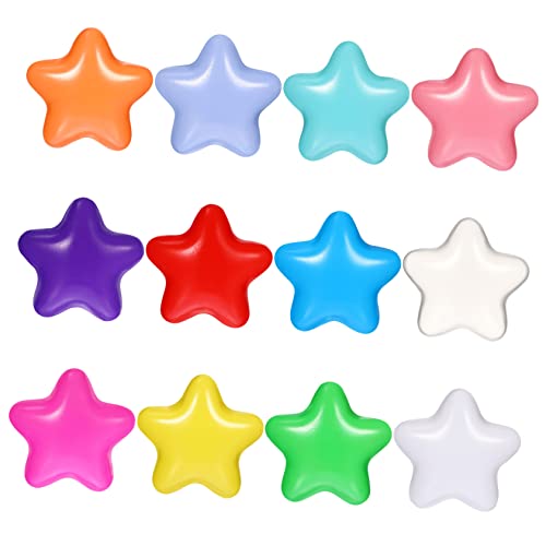 Beaupretty 100 Stück Kreative Pack Sternförmige Ozeanbälle Bruchsichere Spielzeuge für Pool und Spielplätze Farbenfrohe Indoor Spielbälle für Junge Mädchen und Kleinkinder von Beaupretty