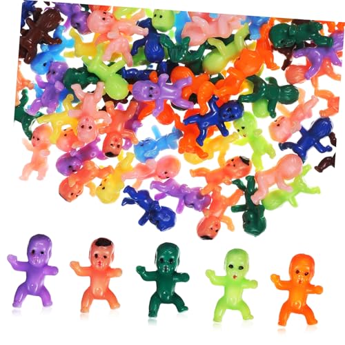 Beaupretty 100 Stück Mini Figuren aus Kunststoff Kleine Bunte Babypuppen für Shower Dekoration Kuchenaufsätze und Partyspiele Vielseitige Miniatur Babyspielzeuge für Junge Mädchen und Beaupretty 100 Stück Mini Figuren aus Kunststoff Kleine Bunte Babypuppen für Shower Dekoration Kuchenaufsätze und Partyspiele Vielseitige Miniatur Babyspielzeuge für Junge Mädchen und von Beaupretty