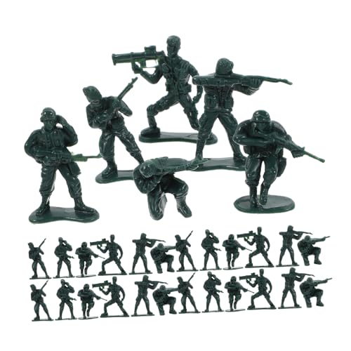 Beaupretty 100 Stück Mini Soldatenfiguren aus Robustem Abs Geruchlose Lackierung Detailreiche miniaturen für Sandtisch dekor Outdoor beständig für Sammler von Beaupretty