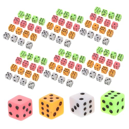 Beaupretty 100 Stück Mini Würfel Sechsseitig Kunststoff Kleine Bunte Würfel mit Quadratischen Ecken für Brettspiele Party Spiele Basteln Beaupretty 100 Stück Mini Würfel Sechsseitig Kunststoff Kleine Bunte Würfel mit Quadratischen Ecken für Brettspiele Party Spiele Basteln von Beaupretty