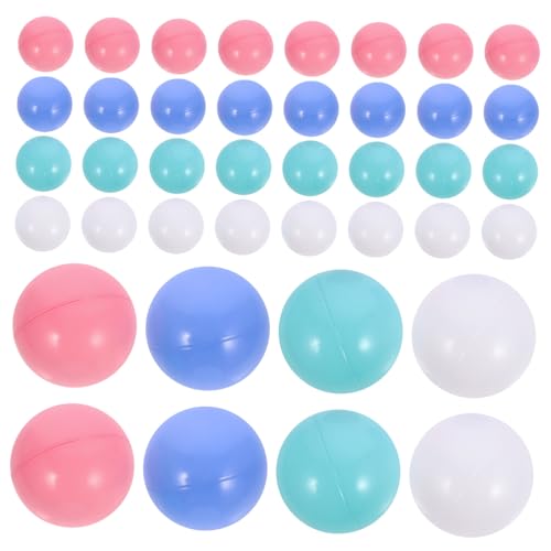 Beaupretty 100 Stück Teiliges Bunte Ocean Balls aus Robustem Ungiftig und Geruchlos für Spielbereiche Ballgruben und Partydekoration Fördert Hand Auge Koordination und Greifkraft von Beaupretty