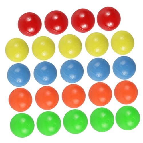 Beaupretty 100 Stück Teiliges Kleine Bunte Kunststoffkugeln Langlebige Feste Mathematik Lernhilfen für Grundschule Farbunterscheidung und Wahrscheinlichkeitsunterricht Pädagogisches von Beaupretty