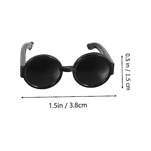 Beaupretty 100 Stück Teiliges Mini Puppen Sonnenbrillen aus Kleine Doll Eyeglasses Puppenbrillen Accessoires für Puppenhaus Dekoration und Puppenkleidung von Beaupretty