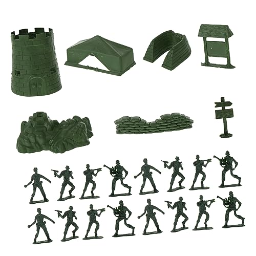 Beaupretty 100 Stück Teiliges Soldaten Modellspielzeug Set für Militärische Figuren aus Kunststoff Große Actionfiguren für Kreativität und Zusammenarbeit von Beaupretty
