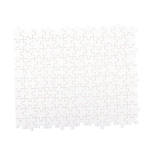 Beaupretty 1000 Stück Blanko Holz Puzzle Teile für DIY Dekoration Heißtransfer Puzzle Personalisierbar für Einladungen Spielrequisiten und Mehr von Beaupretty