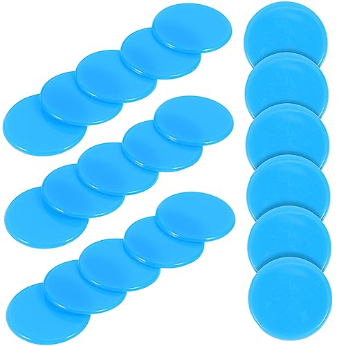 Beaupretty 100Stücke Bingo Chips Glücksspielmarker Praktische Zählspielzeuge für Bingo und Mathematik für Partys und Lernspiele Blau von Beaupretty