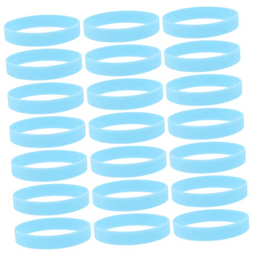 Beaupretty Glow in The Dark Silikonarmbänder für Kinder 100 Stück Leuchtende Armbänder für Partys Flexibles Silikon Farbige Nachtlicht Armbänder für Kinder und Erwachsene als Partygeschenk von Beaupretty