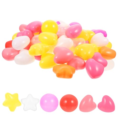 Beaupretty 100Stücke Ozeanbälle Dekorative Sternbälle für Indoor Spielbereiche Vielseitig Einsetzbare Spielzeuge für Partys und Bällebäder Buntes Spielvergnügen von Beaupretty