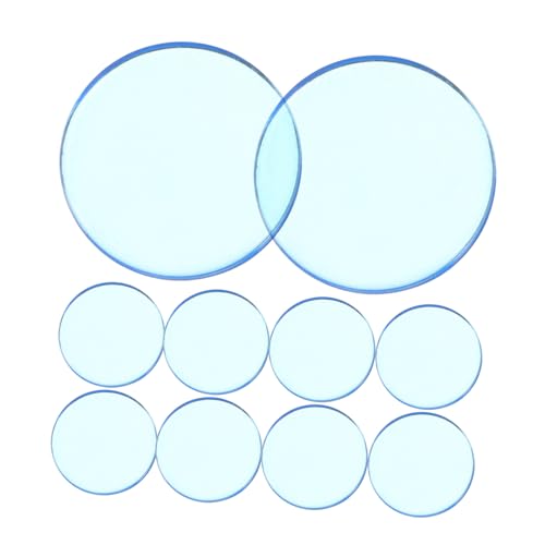 Beaupretty 100Stücke Transparente Bingo Chips Zähler für Mathematik und Frühbildung für Spiele Langlebig und Farbenfroh Große Spielmarken aus Robustem von Beaupretty