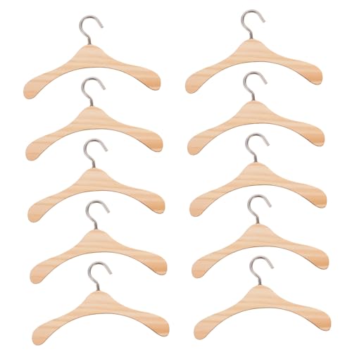 Beaupretty 10Stücke Holz Kleiderbügel für Bjd Puppen Hölzerne Puppenaufhänger für Puppenkleidung und Puppenzubehör für Puppenschränke und Miniatur Beaupretty 10Stücke Holz Kleiderbügel für Bjd Puppen Hölzerne Puppenaufhänger für Puppenkleidung und Puppenzubehör für Puppenschränke und Miniatur von Beaupretty
