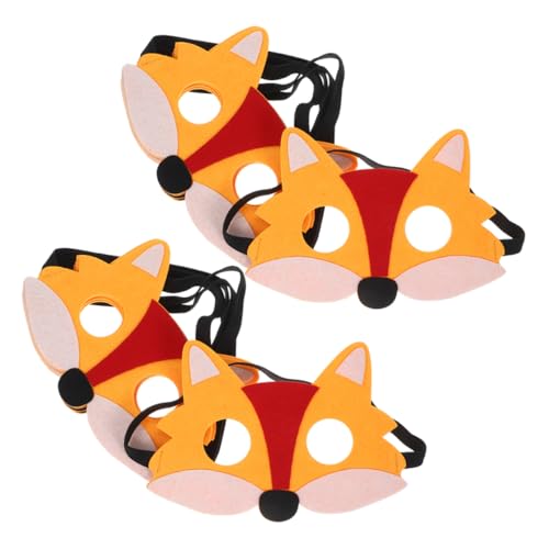 Beaupretty 12 Stück Halbe Gesicht Fox Maske Filz Realistische Tierkostüm Accessoires für Halloween und Kindergeburtstagsfeiern Wiederverwendbar für Cosplay und Maskeraden Beaupretty 12 Stück Halbe Gesicht Fox Maske Filz Realistische Tierkostüm Accessoires für Halloween und Kindergeburtstagsfeiern Wiederverwendbar für Cosplay und Maskeraden von Beaupretty