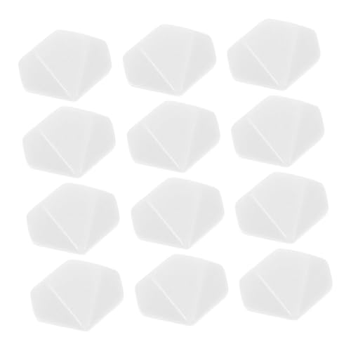 Beaupretty 12 Stück Leere Acrylwürfel Seitige Würfel für DIY Brettspiele und Lernaktivitäten Glatte Oberfläche für Individuelles Design und Kreative Projekte Langlebig und Robust von Beaupretty