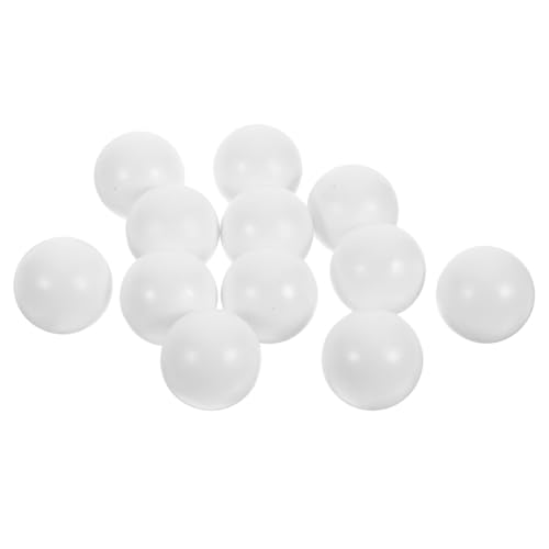 Beaupretty 12 Stück Mini Tischfußball Bälle HIPS Material Glatte Oberfläche Ersatzbälle für Tischfußballspiel Praktisch Langlebig für Tischkicker Zubehör von Beaupretty
