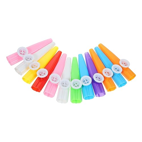 Beaupretty 12 Stück Musikspielzeug Kazoo Bildungsinstrument für Vorschulkinder Zufällige Farben für Partys Schulanfang und Musikalische Zufällige Farbe Zufällige Farbe von Beaupretty