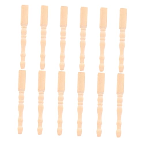 Beaupretty 12 Stück Puppenhaus Möbelfüße Leicht Montierbar für DIY Puppenmöbel Reparatur und Kreative Gestaltung von Beaupretty