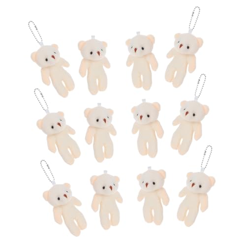 Beaupretty 12 Stück Süße Hängende Bärenfiguren als Schlüsselanhänger und Taschenanhänger Kuscheltier für Partys und Hochzeiten von Beaupretty