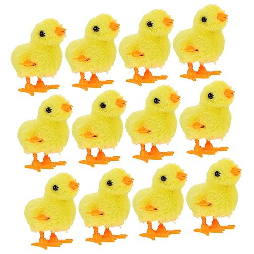 Beaupretty 12 Stück Teiliges Aufziehspielzeug Huhn Lustiges Kinderspielzeug für Eltern Junge Mädchen Interaktion Fördert die Hand Augen Koordination Tragbar für Dekoration und Spiel von Beaupretty