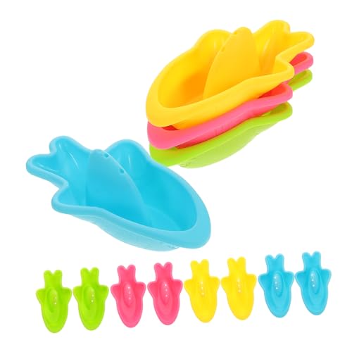 Beaupretty 12 Stück Teiliges Bade und Strandspielzeug Bunte Schwimmende Boote für Kleinkinder Jahre Leichtes Wasserspielzeug für Badewanne und Pool Tragbar für Sommer Draußen und Reisen von Beaupretty