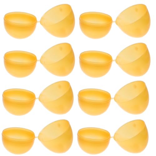 Beaupretty 12 Stücke Befüllbare Plastikeier für Kinder Ostern Dekoration Partygeschenke Nachfüllbare Eierboxen Spielzeug Eier für Themenpartys von Beaupretty