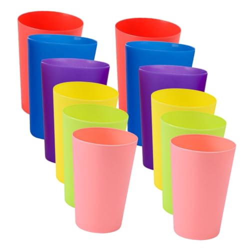 Beaupretty 12 Stück Teiliges Bunte Kunststoffbecher für Ab Jahren Spielerisches Training von Hand Auge koordination Feinmotorik und Konzentration Geeignet für Kindergeburtstag und Lernspiele von Beaupretty