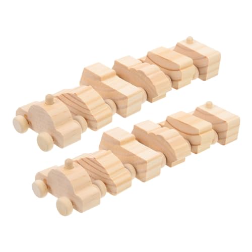 Beaupretty 12 Stück Teiliges DIY Holzauto Bastelset Naturbelassene Unbemalte Holzfahrzeuge zum Bemalen Kreatives Malspielzeug für Fördert Feinmotorik und Eltern Junge Mädchen von Beaupretty