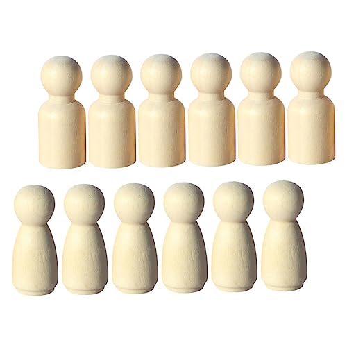 Beaupretty 12 Stück Teiliges DIY Miniatur Holzfiguren Unlackierte Holzpuppen für Kreative Sandtisch Dekoration für Kinderhandwerk und Gestaltung Beaupretty 12 Stück Teiliges DIY Miniatur Holzfiguren Unlackierte Holzpuppen für Kreative Sandtisch Dekoration für Kinderhandwerk und Gestaltung von Beaupretty