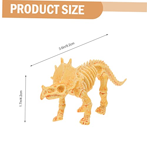 Beaupretty 12 Stück Teiliges Dinosaurier Skelett Modellset Realistische Mini Dino Figuren Pädagogisches für Kreative Lernspielzeuge Dinosaurier Deko und Geburtstagsgeschenk von Beaupretty
