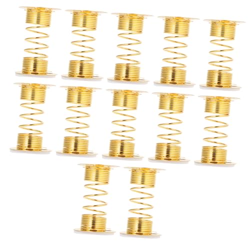 Beaupretty 12 Stück Teiliges Federbasis für DIY Knetfigur Metallfederhalter für Schwingende Puppen und Clay Ornament Kompakt Sicher Vielseitig für Auto Motorrad und Elektroroller Geeignet von Beaupretty