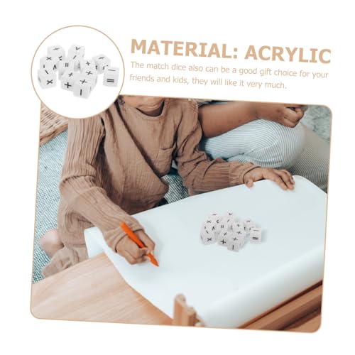 Beaupretty 12 Stück Teiliges Lernwürfel mit Rechenzeichen Pädagogische Mathematikspielzeuge für Glatte Oberfläche Vielseitig für Unterricht Zuhause und Spielspaß Beaupretty 12 Stück Teiliges Lernwürfel mit Rechenzeichen Pädagogische Mathematikspielzeuge für Glatte Oberfläche Vielseitig für Unterricht Zuhause und Spielspaß von Beaupretty