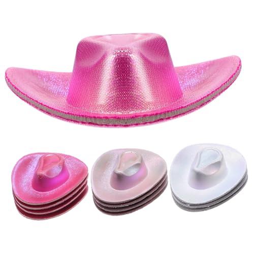 Beaupretty 12 Stück Teiliges Mini Cowgirl Hüte in Hologramm Weiß Rosa Leichte Partyhüte für Mädchen Vielseitige Mini Western Hüte für Fasching Geburtstagsfeiern und Kostüme Beaupretty 12 Stück Teiliges Mini Cowgirl Hüte in Hologramm Weiß Rosa Leichte Partyhüte für Mädchen Vielseitige Mini Western Hüte für Fasching Geburtstagsfeiern und Kostüme von Beaupretty