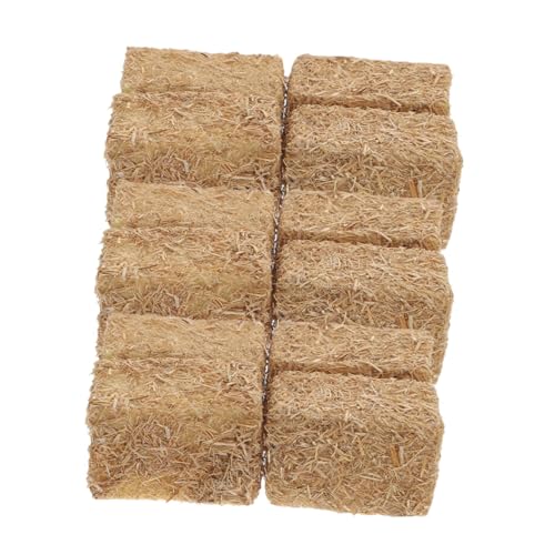 Beaupretty 12 Stück Teiliges Mini Heuballen Realistische Handgefertigte Strohblöcke aus Langlebig und Formstabil als Puppenhaus Dekoration DIY Szene Layout und Fotorequisite für Herbst und Beaupretty 12 Stück Teiliges Mini Heuballen Realistische Handgefertigte Strohblöcke aus Langlebig und Formstabil als Puppenhaus Dekoration DIY Szene Layout und Fotorequisite für Herbst und von Beaupretty