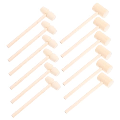 Beaupretty 12 Stück Teiliges Mini Holzspielzeug Hämmer aus Massivem Holz Glatte Oberfläche Zwei Formen Sicher für Vielseitig Einsetzbar für Kuchen Zuhause und Gastronomie Beaupretty 12 Stück Teiliges Mini Holzspielzeug Hämmer aus Massivem Holz Glatte Oberfläche Zwei Formen Sicher für Vielseitig Einsetzbar für Kuchen Zuhause und Gastronomie von Beaupretty