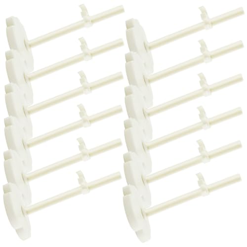 Beaupretty 12 Stück Teiliges Mini Puppenständer Weiß Stabile Doll Supports und Action Figure Display Halter für Mädchen Puppenständer Zubehör zur Einfachen Präsentation von Figuren und von Beaupretty