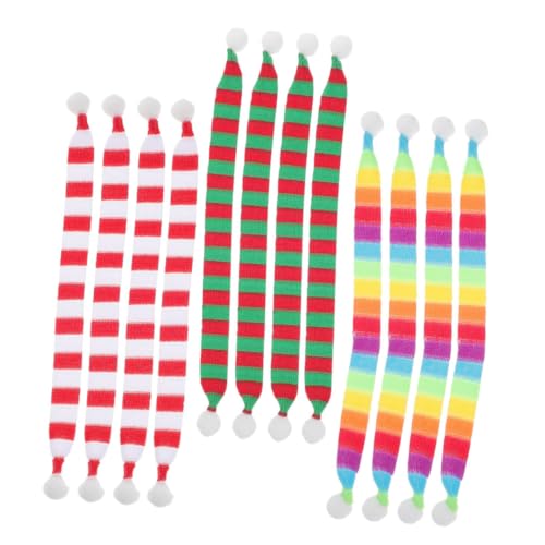 Beaupretty 12 Stück Teiliges Mini Schal aus Handgefertigt Vielseitig Einsetzbar als Weihnachtsbaum und Tischdeko Weihnachtliche Flaschen Schals in Rot Grün und Weiß für Wiederverwendbar Beaupretty 12 Stück Teiliges Mini Schal aus Handgefertigt Vielseitig Einsetzbar als Weihnachtsbaum und Tischdeko Weihnachtliche Flaschen Schals in Rot Grün und Weiß für Wiederverwendbar von Beaupretty