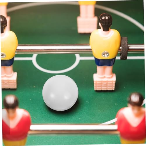 Beaupretty 12 Stück Teiliges Mini Tischfußball Ersatzbälle Weiß Glänzend HIPS Material Langlebig Für Tischkicker Zubehör Für Jugend und Erwachsene von Beaupretty