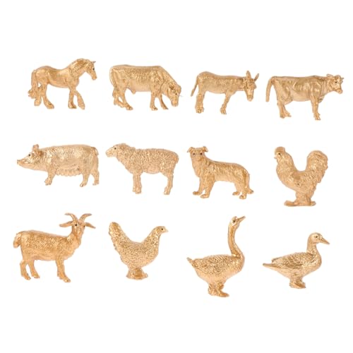 Beaupretty 12 Stück Teiliges Miniatur Bauernhoftiere aus Realistische Haus Nutztiere Modellfiguren für Dekoration und Geschenke Langlebig und Detailgetreu Gestaltet Beaupretty 12 Stück Teiliges Miniatur Bauernhoftiere aus Realistische Haus Nutztiere Modellfiguren für Dekoration und Geschenke Langlebig und Detailgetreu Gestaltet von Beaupretty