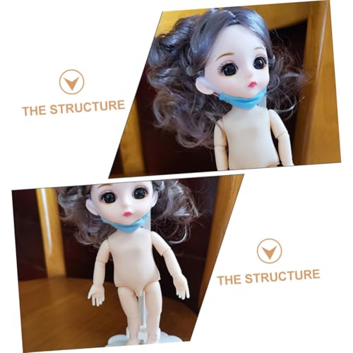 Beaupretty 12 Stück Teiliges Miniatur Gesichtsmaske Hautfreundlichem Stoff Detailreich Gearbeitet für DIY Puppen Kreatives Basteln Langlebig und Sicher für von Beaupretty