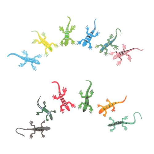 Beaupretty 12 Stück Teiliges Realistische Echsen Figuren aus Robustem Kunststoff Pädagogisches Reptilien Modellspielzeug für Sensorischen und Interaktiven Lernspaß Beaupretty 12 Stück Teiliges Realistische Echsen Figuren aus Robustem Kunststoff Pädagogisches Reptilien Modellspielzeug für Sensorischen und Interaktiven Lernspaß von Beaupretty