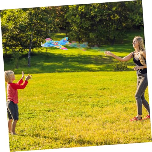 Beaupretty 12 Stück Teiliges Schaumstoff flugzeugspielzeug Leichte Gleiter Flugmodelle Unpowered Wurfgleiter für Robust und Flexibel für Outdoor Freizeitspaß und Praktischer Fähigkeiten von Beaupretty