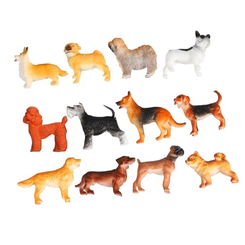 Beaupretty 12 Stück Teiliges Set Miniatur Hunde Figuren Realistische Puppen Statuen aus Kunststoff für Dekoration für Garten und Büro für Hundeliebhaber Beaupretty 12 Stück Teiliges Set Miniatur Hunde Figuren Realistische Puppen Statuen aus Kunststoff für Dekoration für Garten und Büro für Hundeliebhaber von Beaupretty